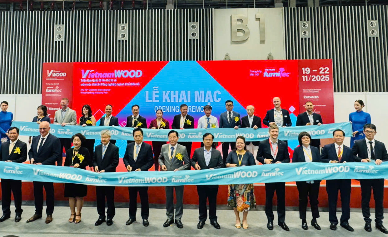 VietnamWood 2025: Kết nối ngành chế biến gỗ Việt Nam với Quốc tế
