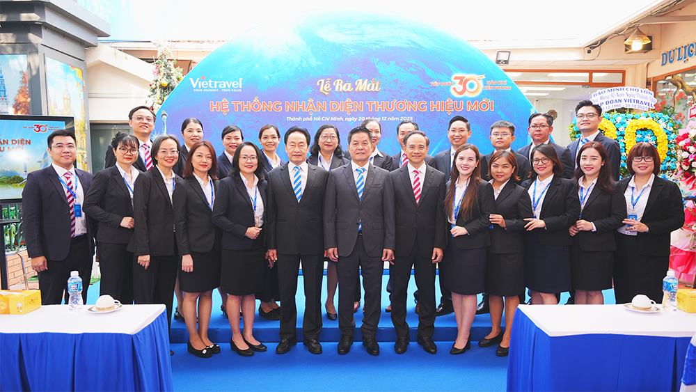 Vietravel ra mắt nhận diện thương hiệu mới, đánh dấu 30 năm phát triển – Vươn mình cùng đất nước