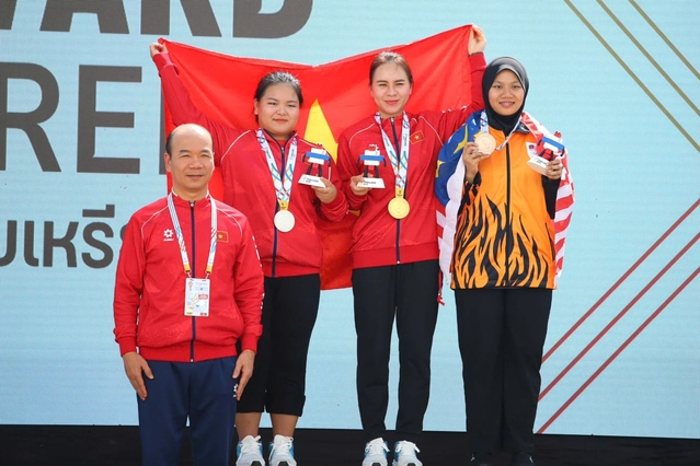 Trịnh Thu Vinh xuất sắc giành 4 HCV, phá 3 kỷ lục SEA Games