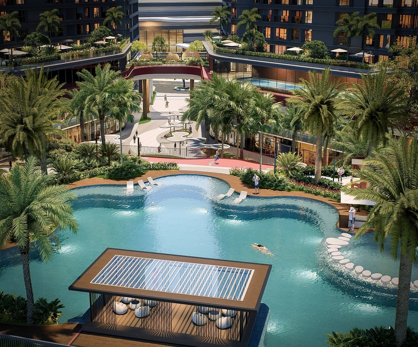 Tiện ích đồng bộ ngay trước ngưỡng cửa - nơi cư dân được sống, nghỉ dưỡng, hưởng thụ và kết nối trong cùng một không gian.