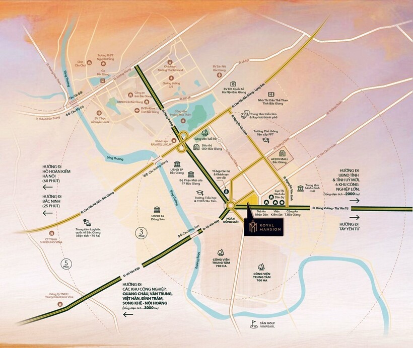 Vị trí “trung tâm của trung tâm”, giúp Royal Mansion không chỉ là nơi an cư mà còn là kênh đầu tư lý tưởng.